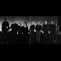 As John Cale's band circa 1996, l to r, Jimmy Justice, John Cale, Mo Tucker, Dawn Avery, Martha Mooke, Dave Soldier, Toddy Reyonods, BJ Cole, Tiye' Giraud