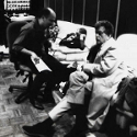 Dave Soldier with Kurt Vonnegut circa 1995